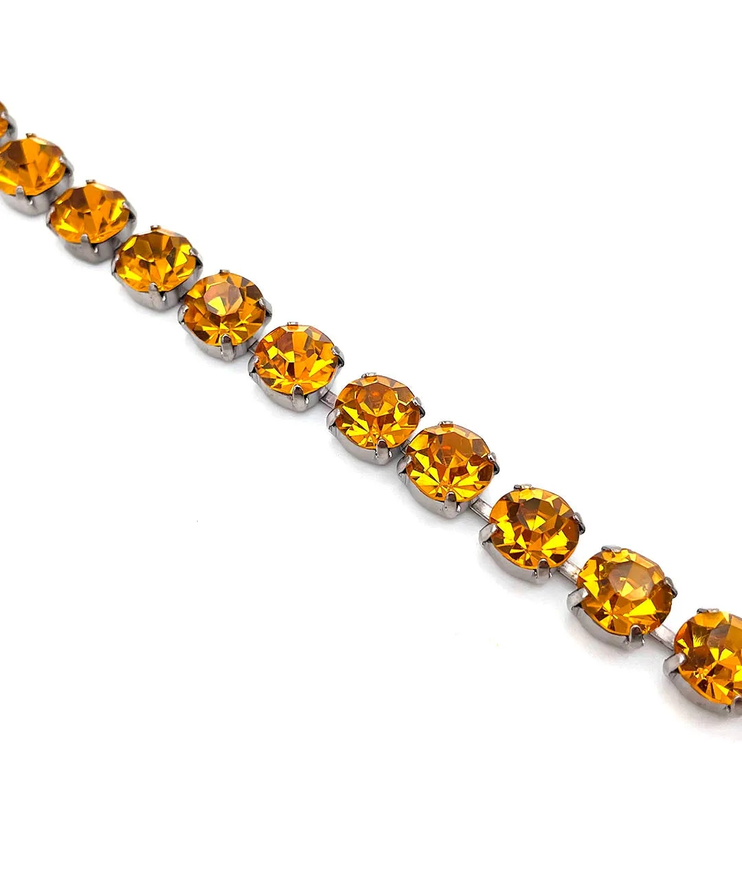 【フランス輸入】ヴィンテージ トパーズ ビジュー ブレスレット/Vintage Topaz Bijou Bracelet