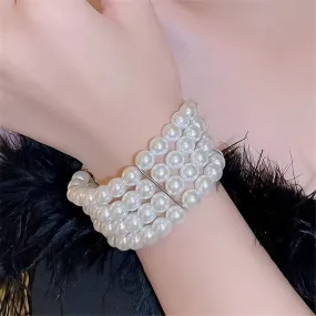 1920s Faux Pearl Bracelet