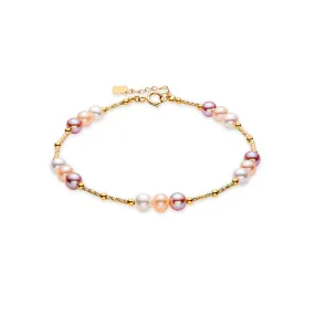 3 Pearl Multicolor Freshwater Pearl Bracelet