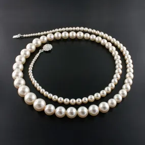 36" Graduated Pearl Necklace