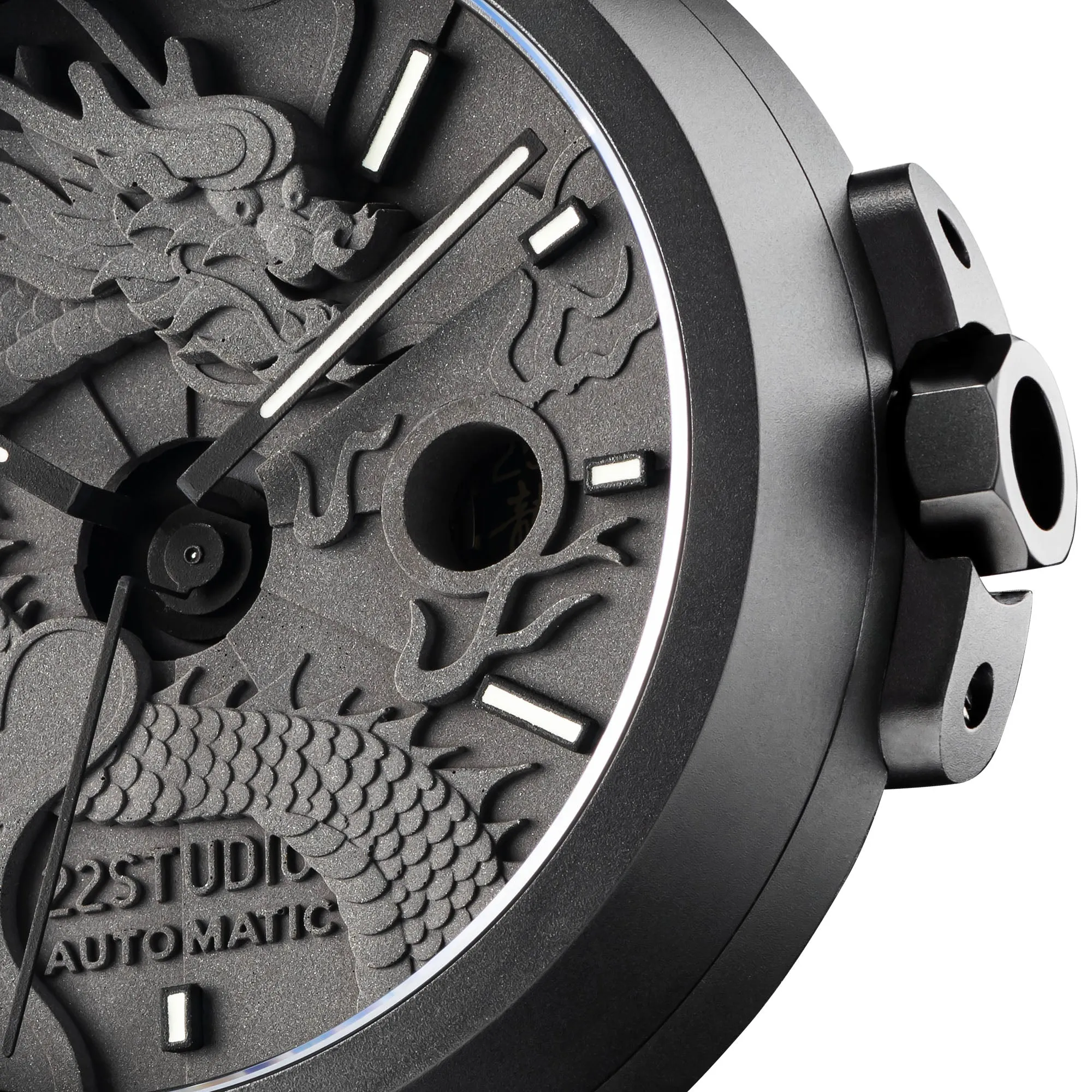 4D Concrete Watch Automatic 45mm Dragon Edition_Shadow