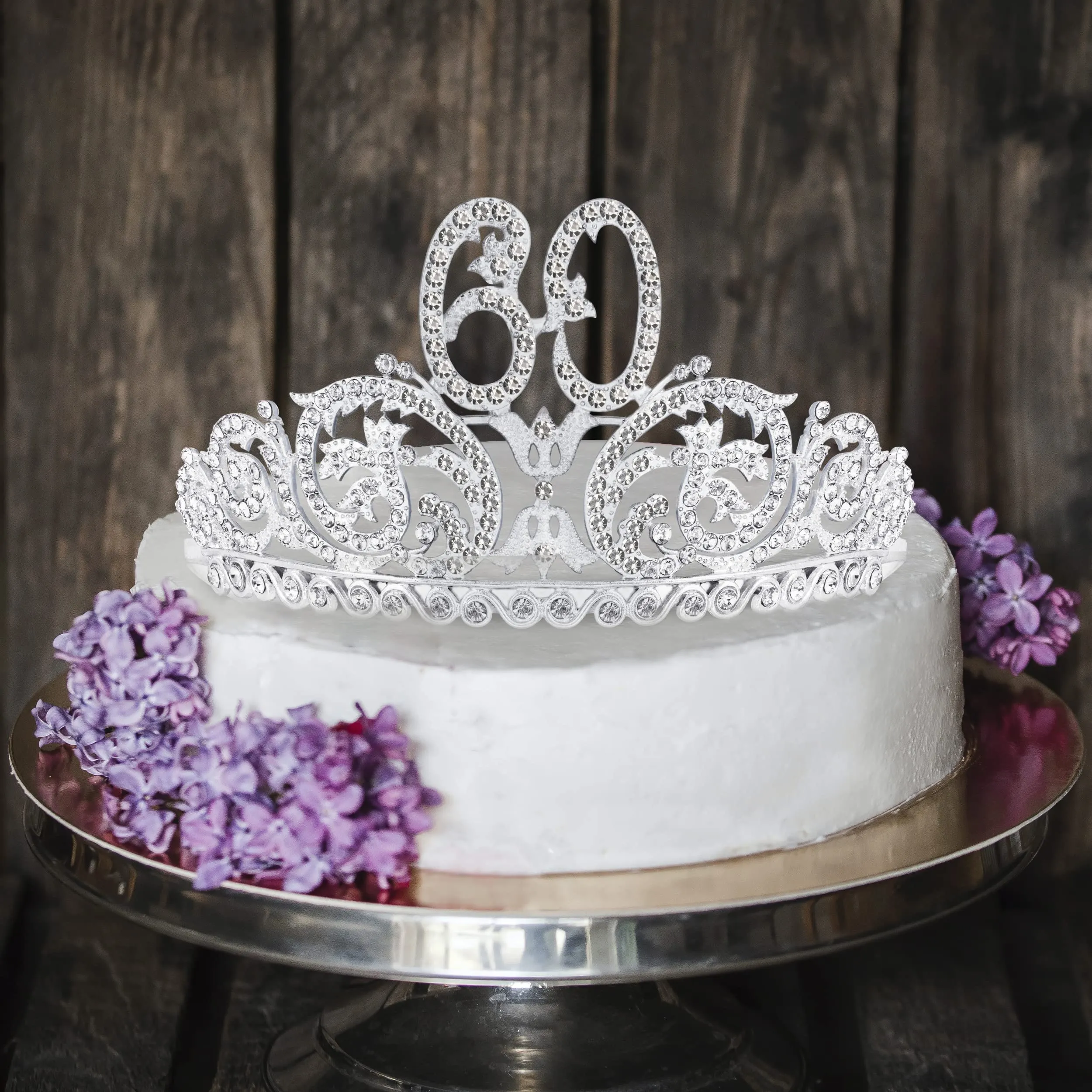 60th Birthday Gifts for Women, 60th Birthday Tiara and Sash,60th Birthday Decorations