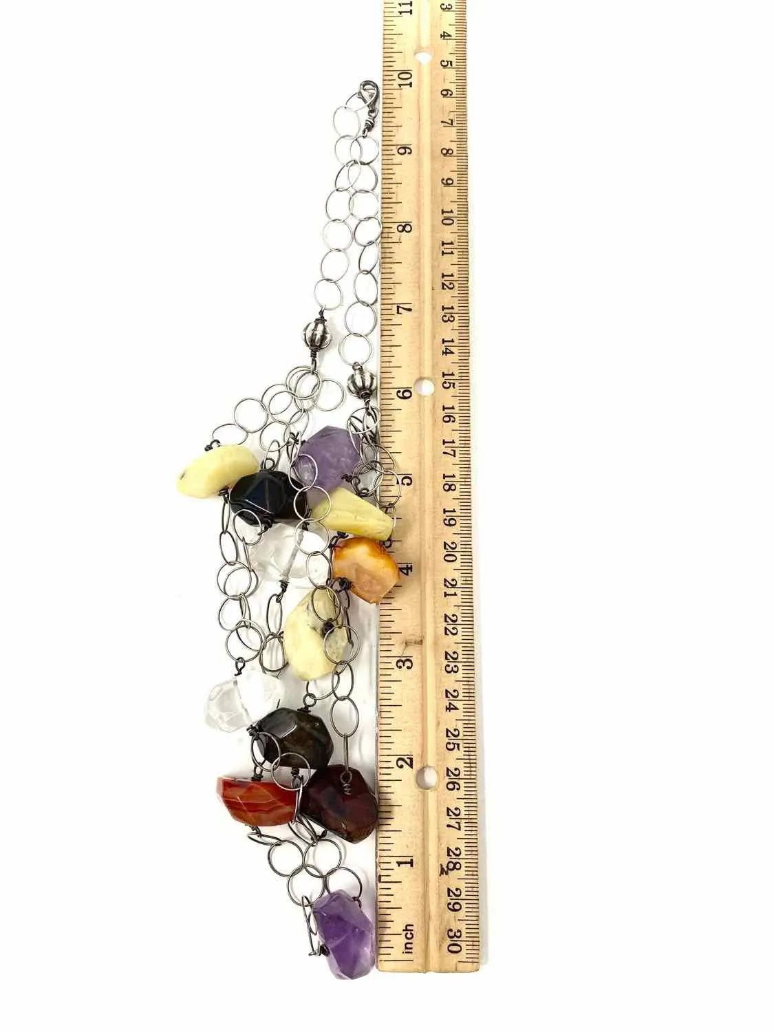 .925 Multi-Color Chunky Necklace