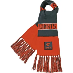 AFL Greater Western Sydney Giants Bar Scarf