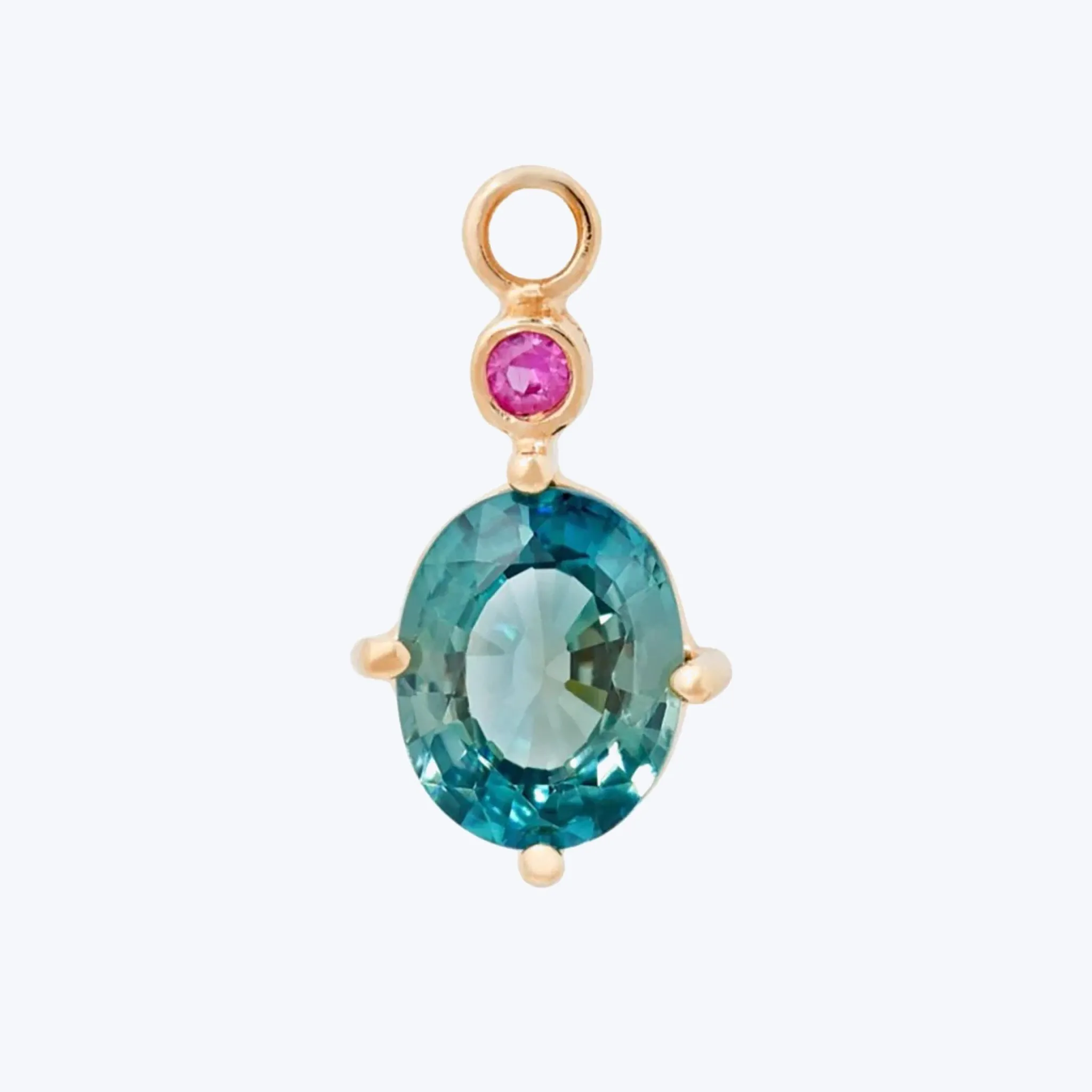 Alice Charm with Blue Topaz