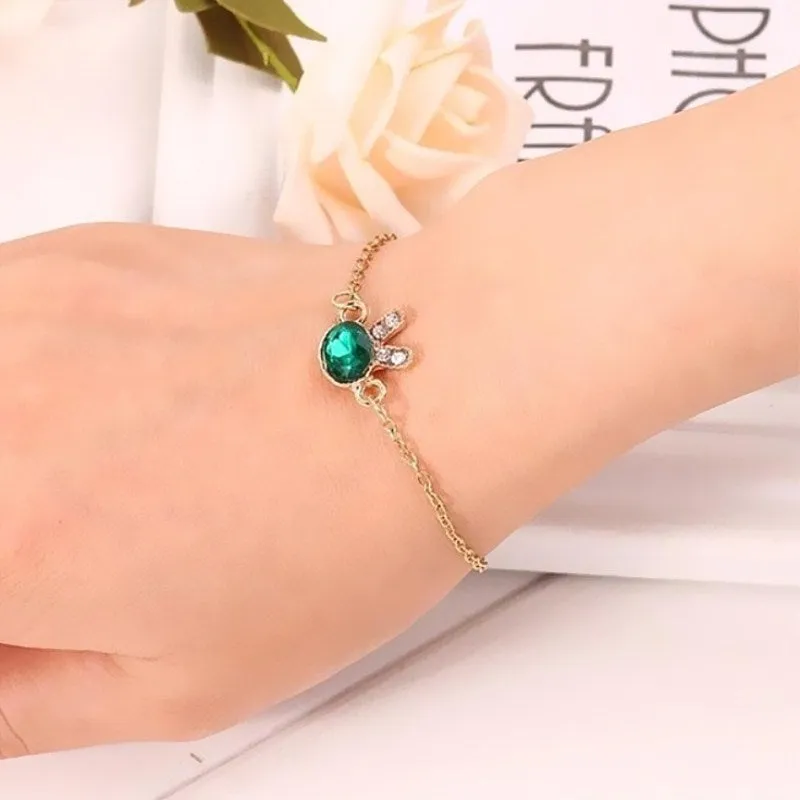 Alloy Rabbit Diamond Diamond Bracelet Lady