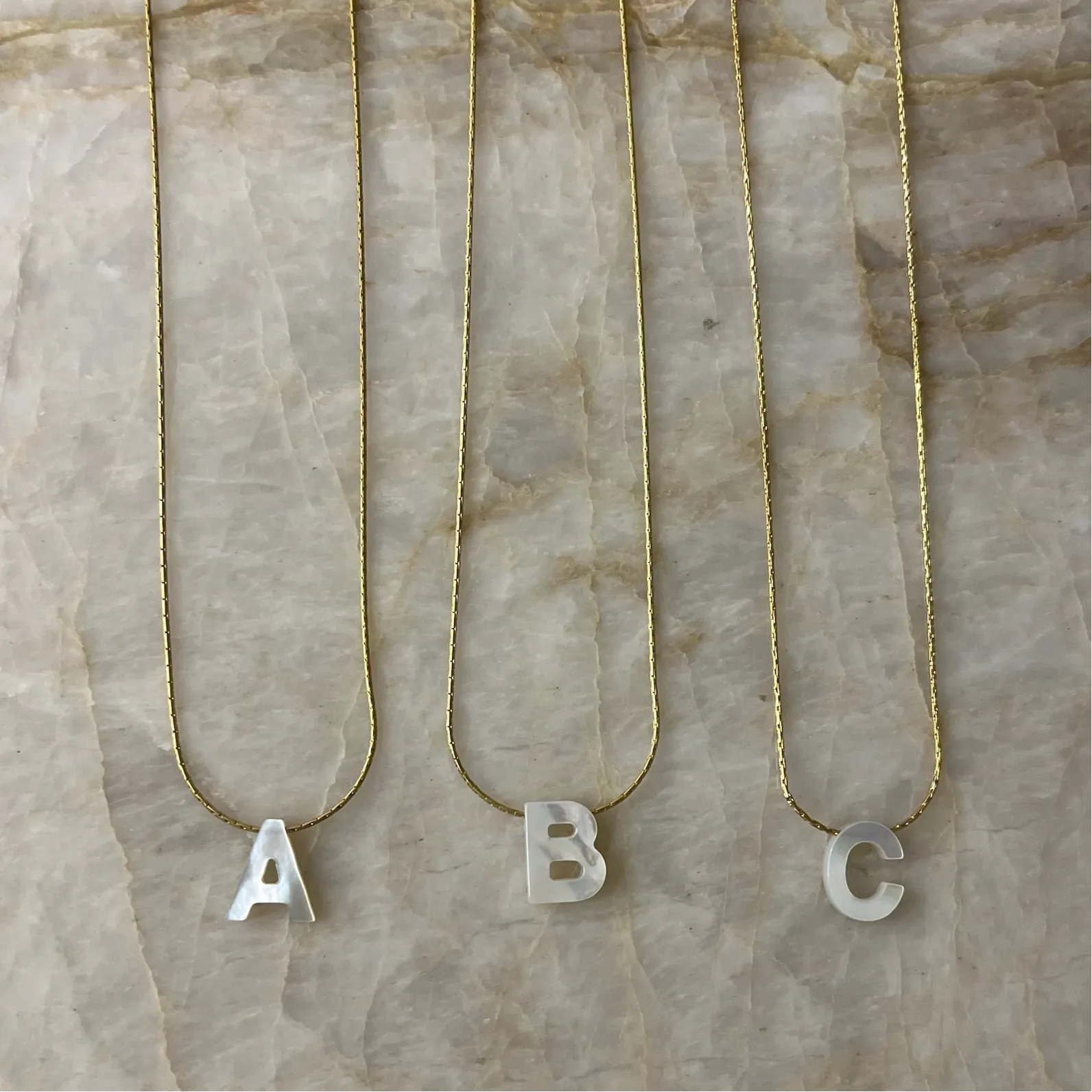 Always Lettered Necklace