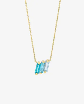 Amalfi Midi Light Blue Ombre Pendant