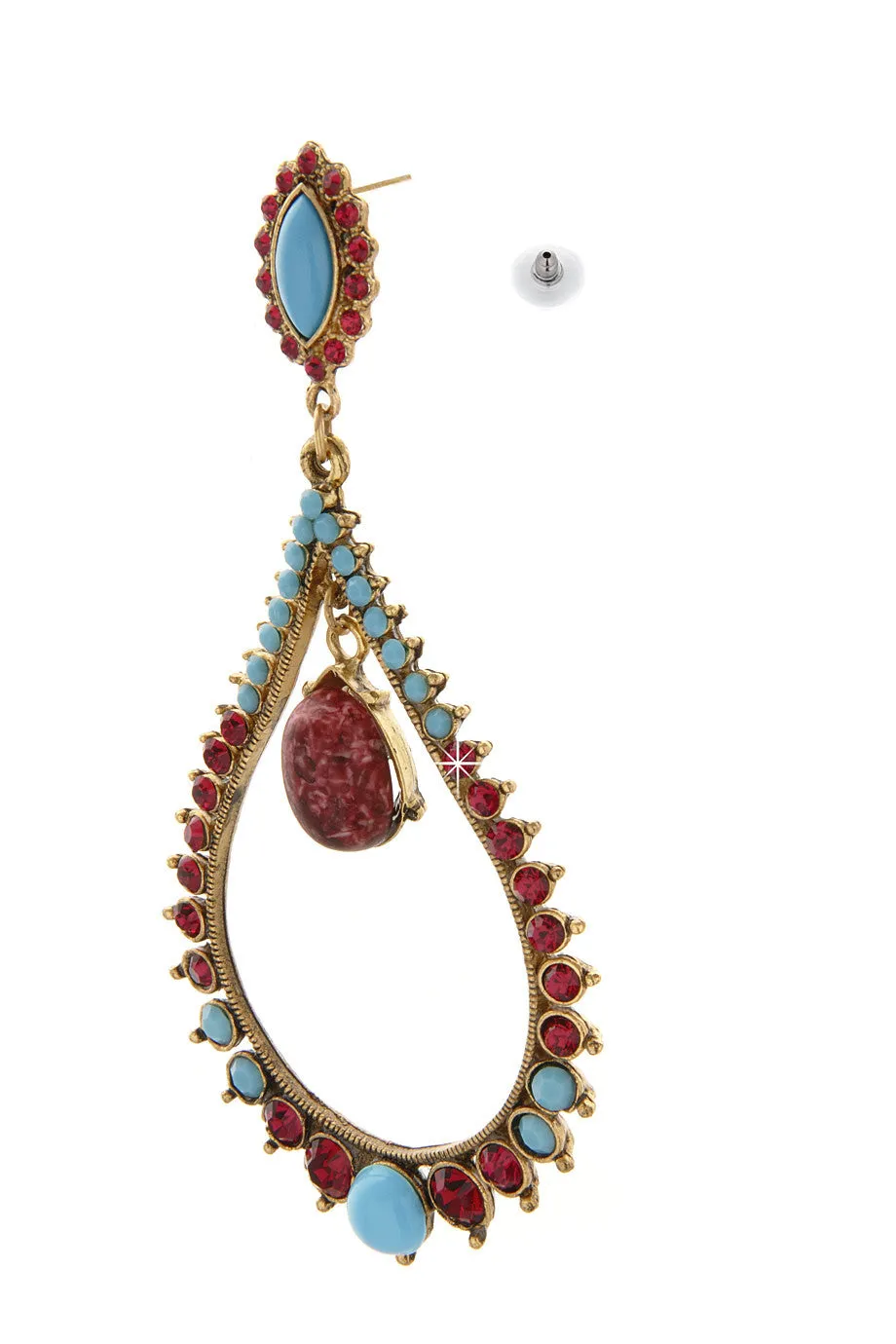 ANDREA MADER AURORA Turquoise Drop Earrings