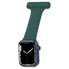 Apple Watch (38/40/SE/41/42mm) Sygepleje Silikone Urrem - Mørke Grøn