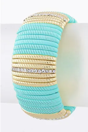 Baby Blue Bar Bracelet