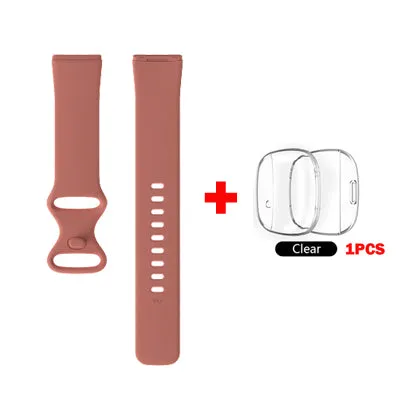 Band For Fitbit Versa 3 Classic Soft Silicone Band For Fitbit Versa 3 Band Smart Watch Strap For Fitbit Sense Replacement