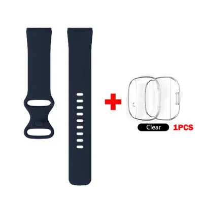 Band For Fitbit Versa 3 Classic Soft Silicone Band For Fitbit Versa 3 Band Smart Watch Strap For Fitbit Sense Replacement