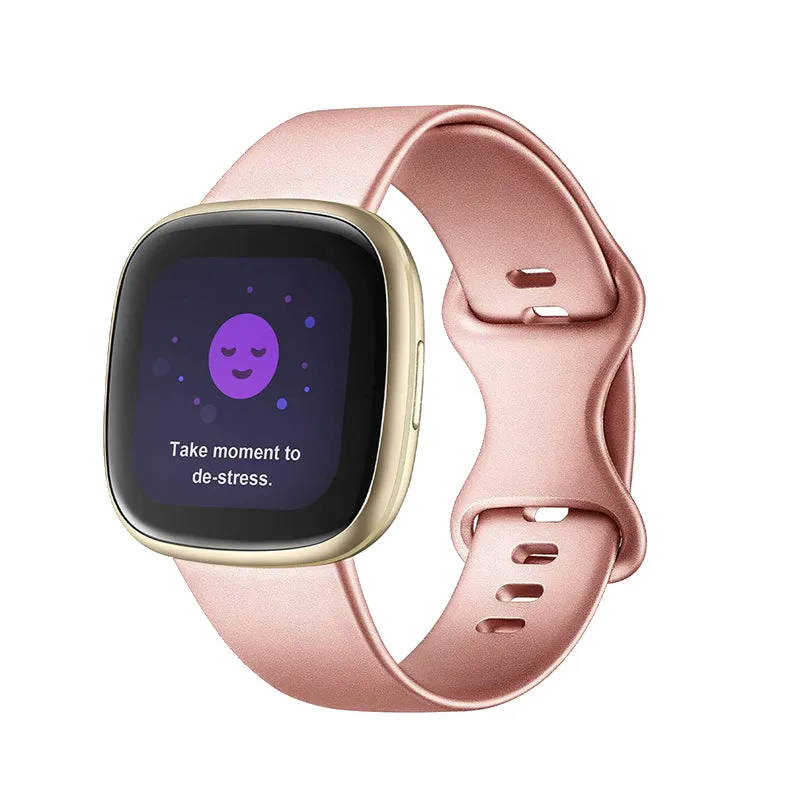 Band For Fitbit Versa 3 Classic Soft Silicone Band For Fitbit Versa 3 Band Smart Watch Strap For Fitbit Sense Replacement