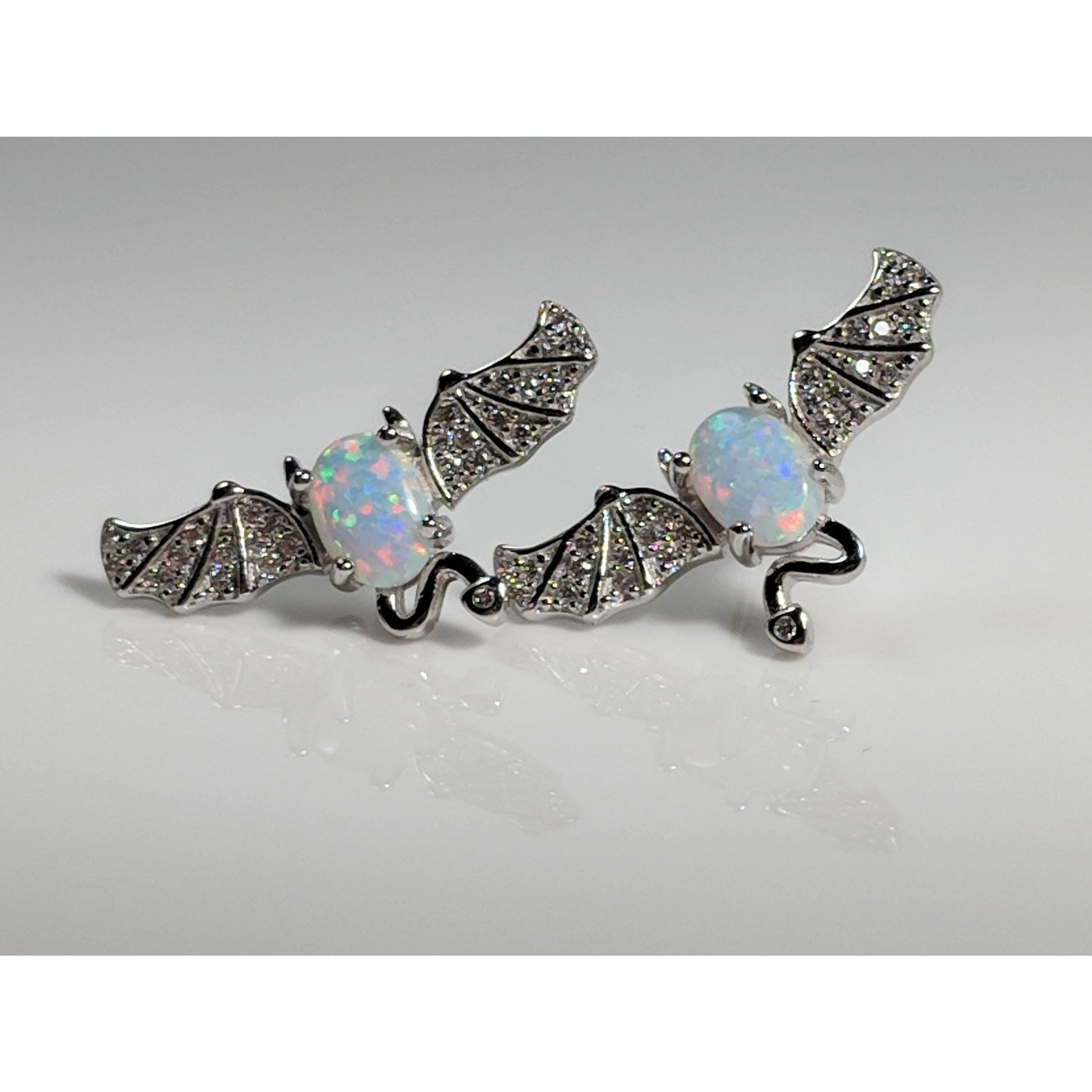 Bat Jewelry Created Opal Sterling Silver