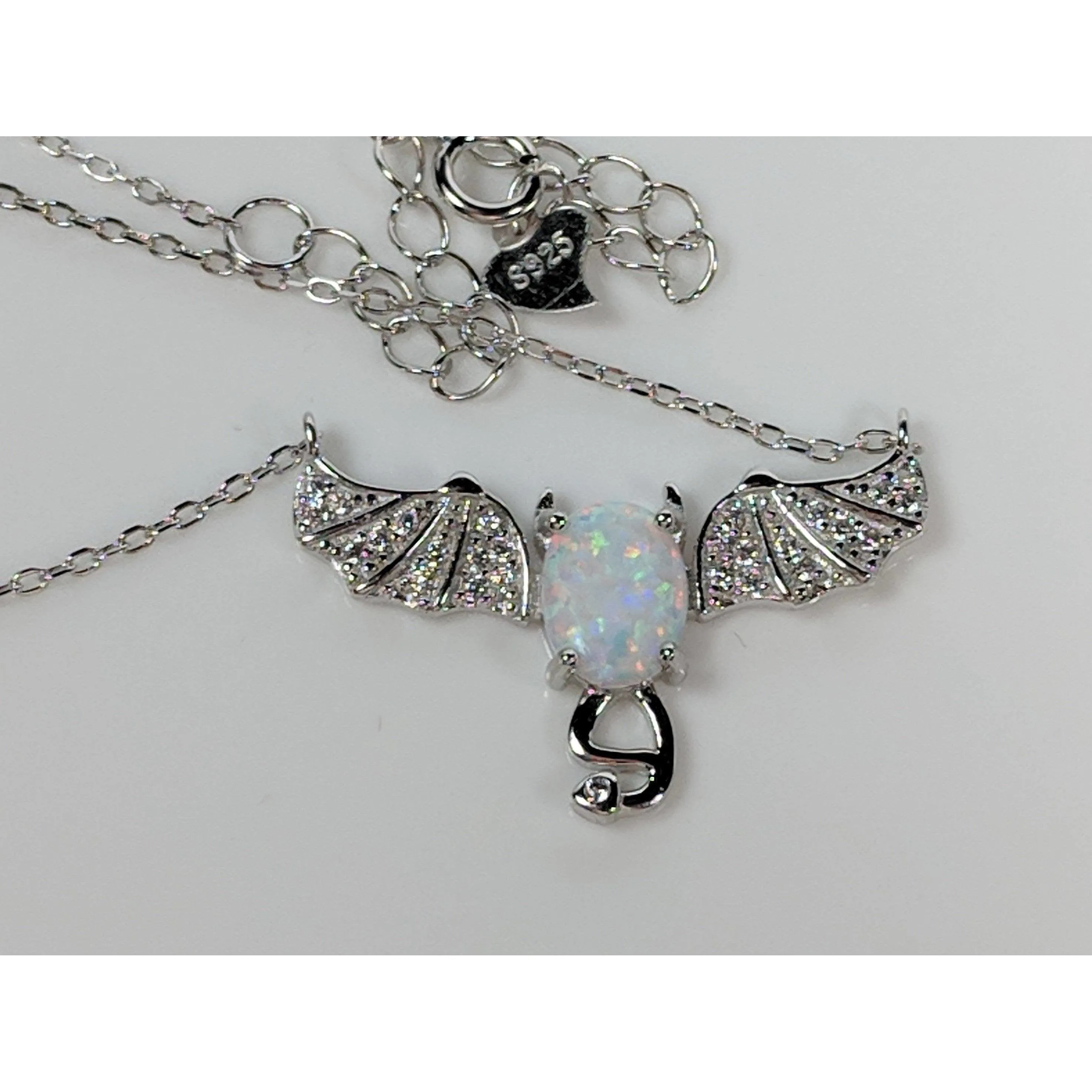 Bat Jewelry Created Opal Sterling Silver