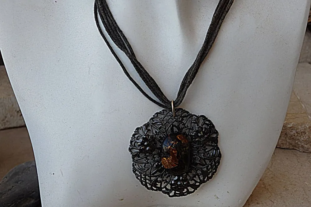 Black Cord Necklace