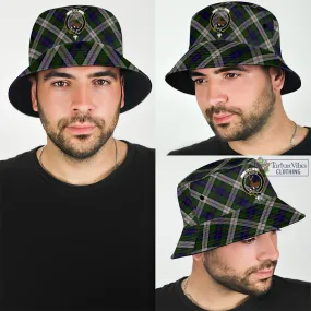 Blair Dress Tartan Bucket Hat with Family Crest