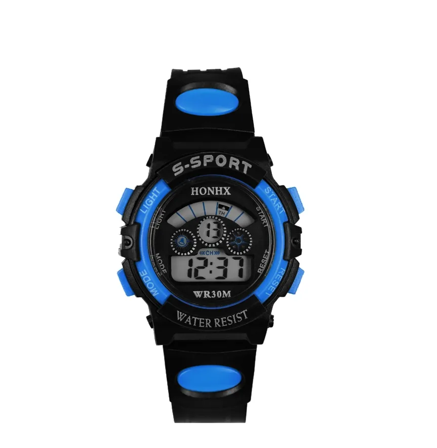 Boys Digital Sport Watch in Blue or Red