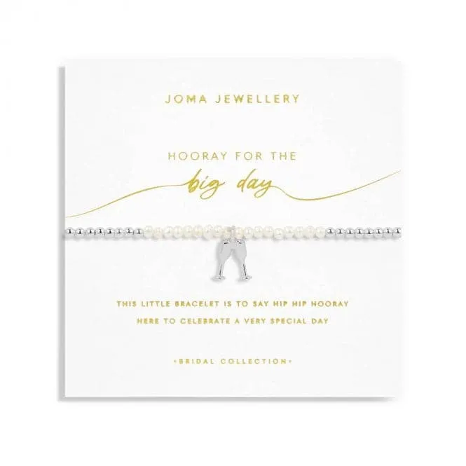 Bridal Pearl Bracelet 'Hooray For The Big Day'5726