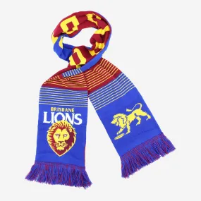 Brisbane Lions Mens Adults Linebreak Scarf