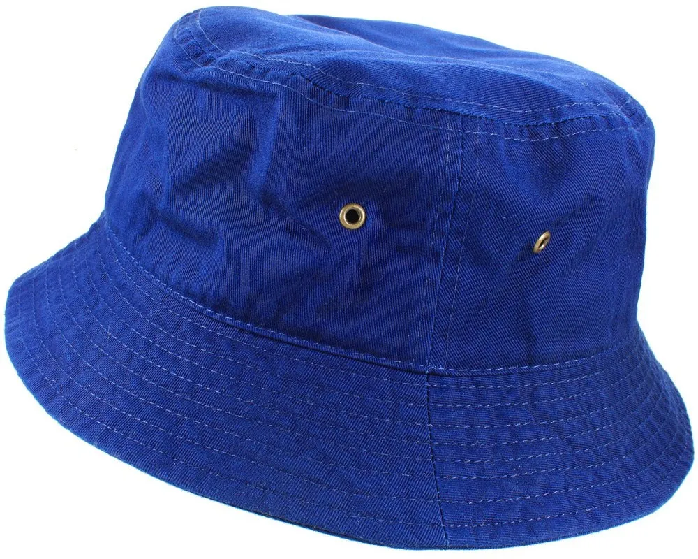 Bucket Hat 100% Cotton Packable Summer Travel Cap