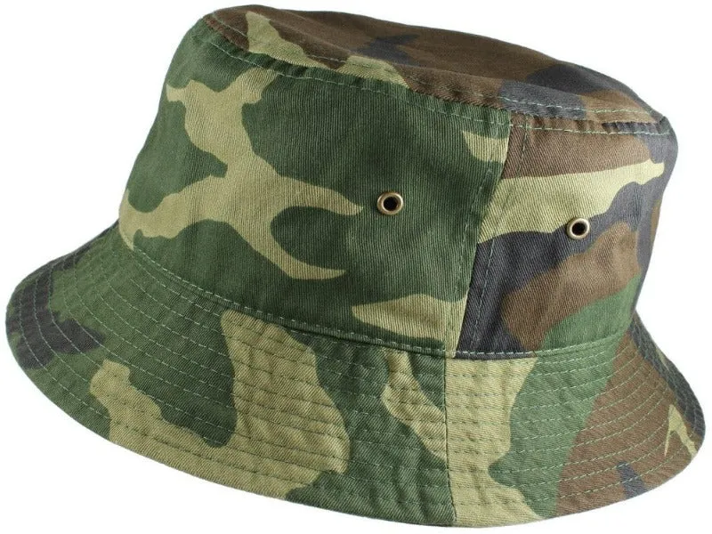 Bucket Hat 100% Cotton Packable Summer Travel Cap