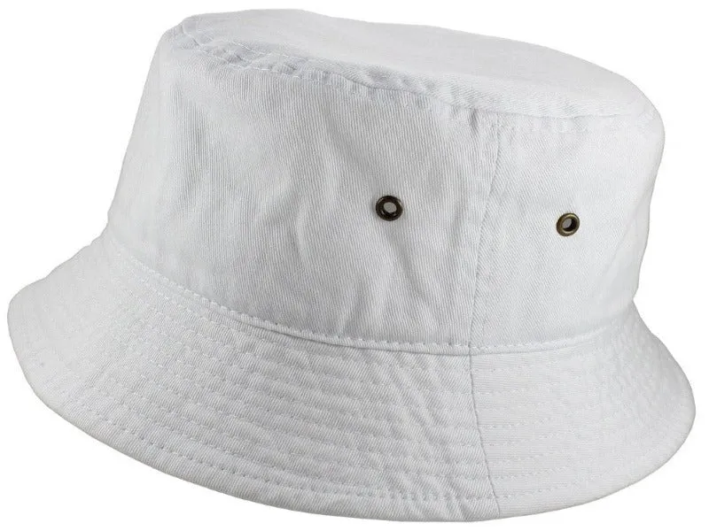 Bucket Hat 100% Cotton Packable Summer Travel Cap