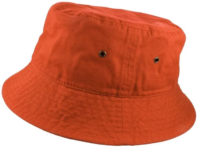 Bucket Hat 100% Cotton Packable Summer Travel Cap