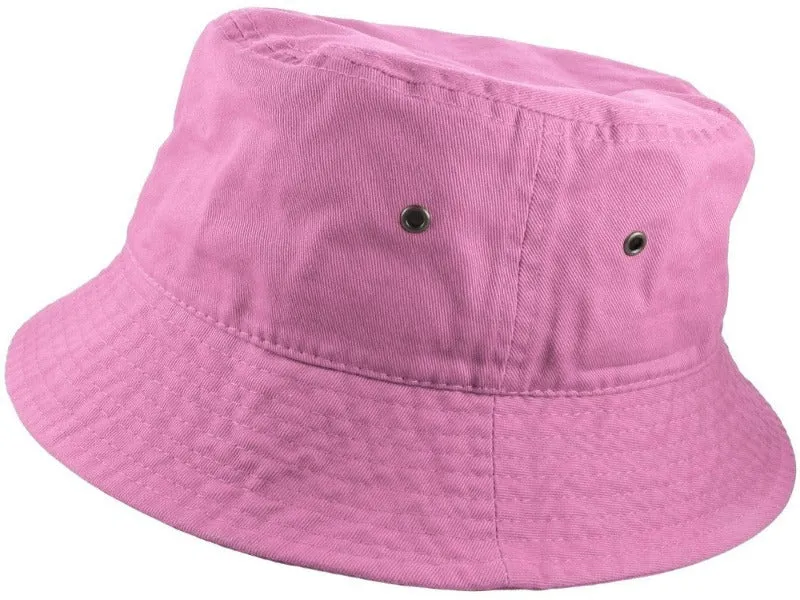 Bucket Hat 100% Cotton Packable Summer Travel Cap