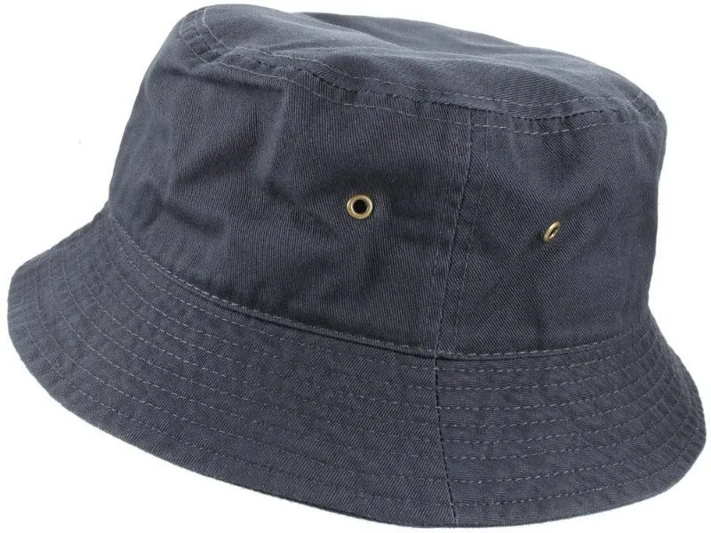 Bucket Hat 100% Cotton Packable Summer Travel Cap