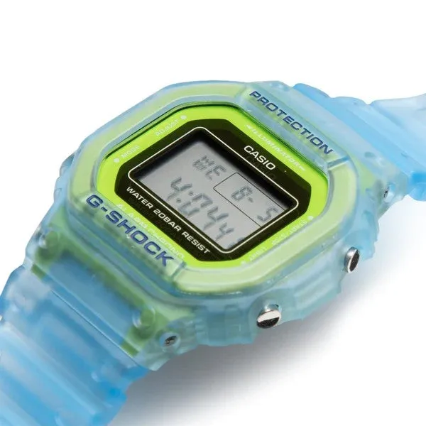 CASIO 5600 Series Blue Watch DW-5600LS-2PRE (with E-sports Theme LED Box)