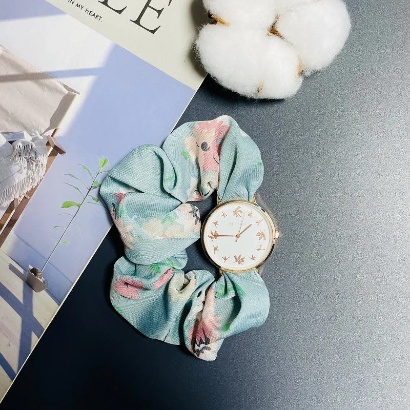 Chiffon Small Floral Creative Ribbon Watch Little Fairy Personality Quartz Watch