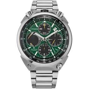 Citizen Men's Watch - Promaster Tsuno Chronograph Racer Silver Bracelet | AV0081-51X