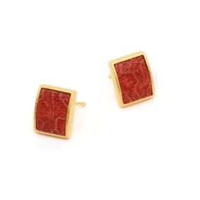 Colano Coral Earrings - 19250296