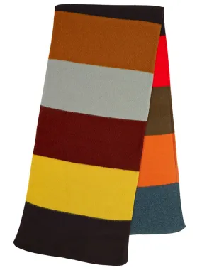 Colourblock Brushed Blanket Scarf Multicolour