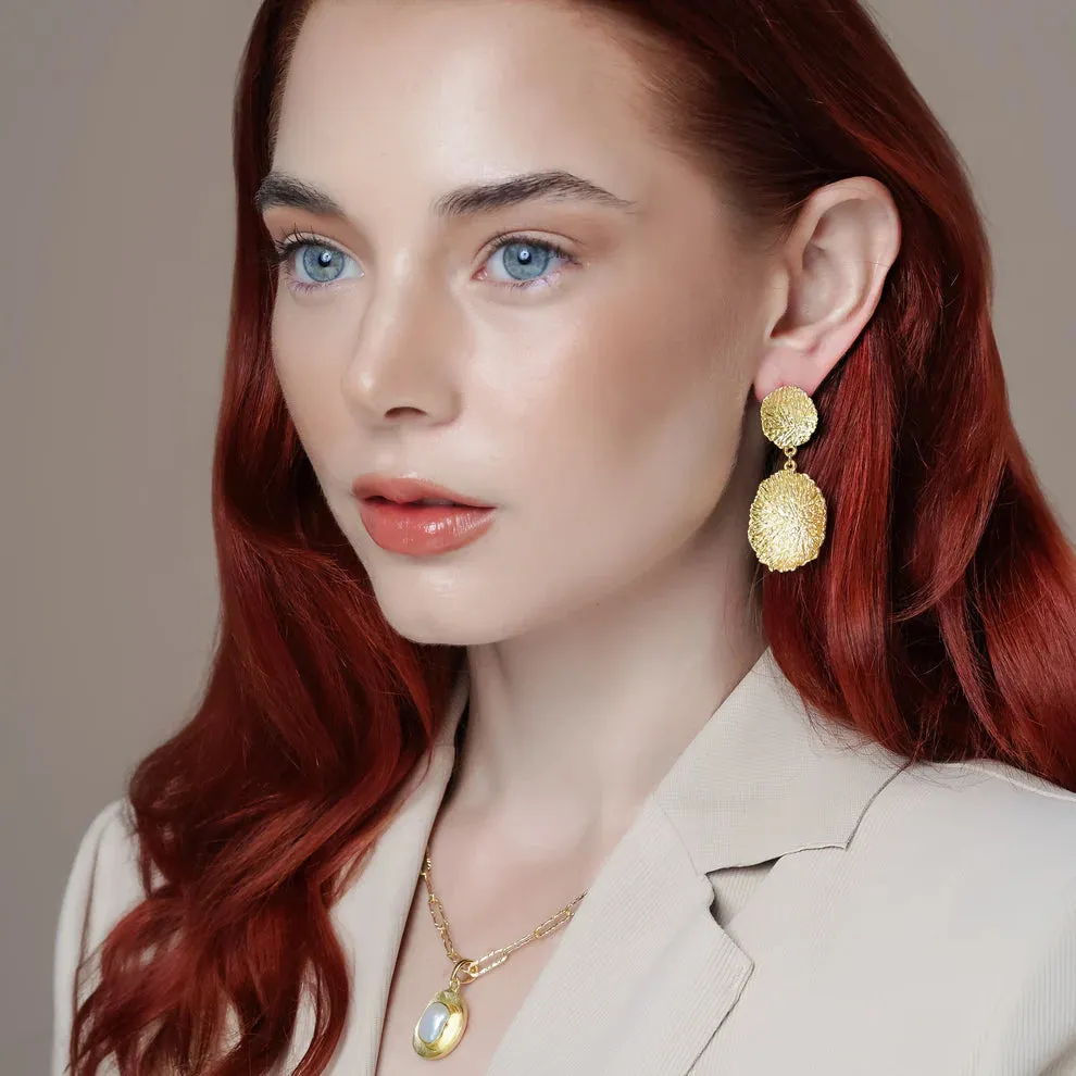 Coral Earrings