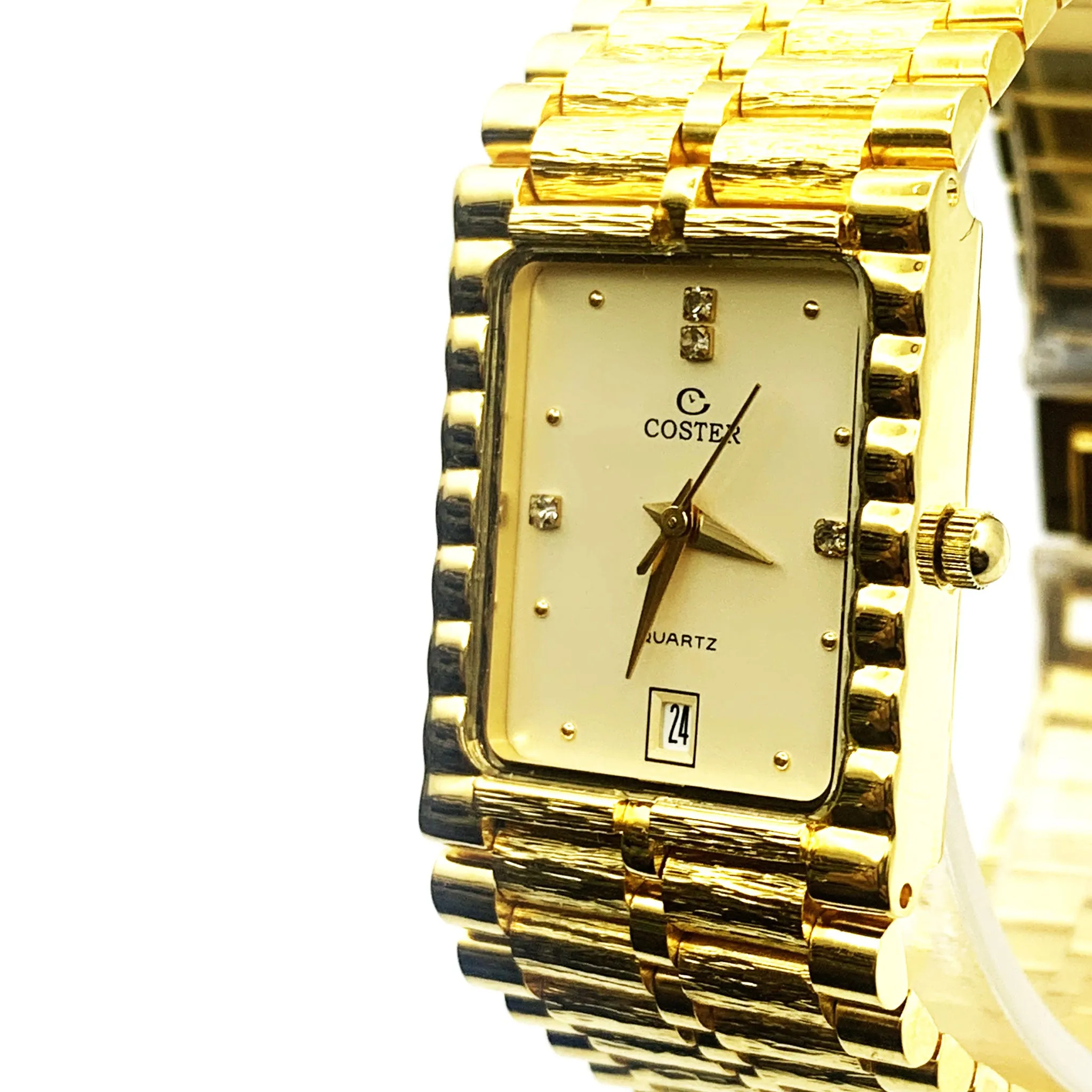 Coster Gold Color Men's Swiss Watch