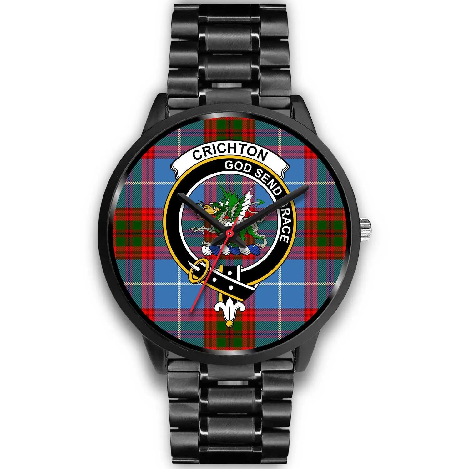 Crichton District Clan Badge Tartan Black Watch