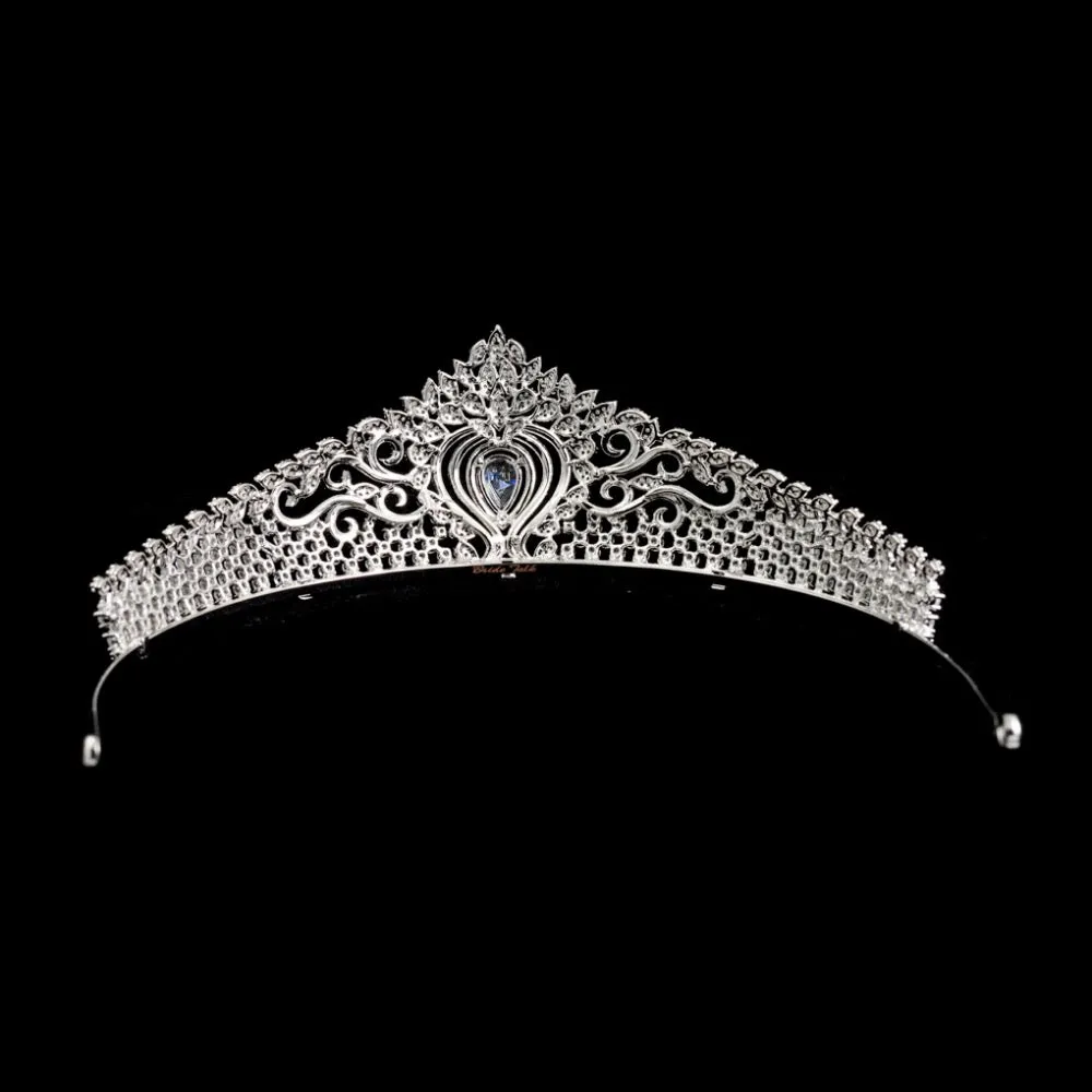 Cubic Zirconia Bridal Tiara for Wedding,Women Party Headpieces CH10050