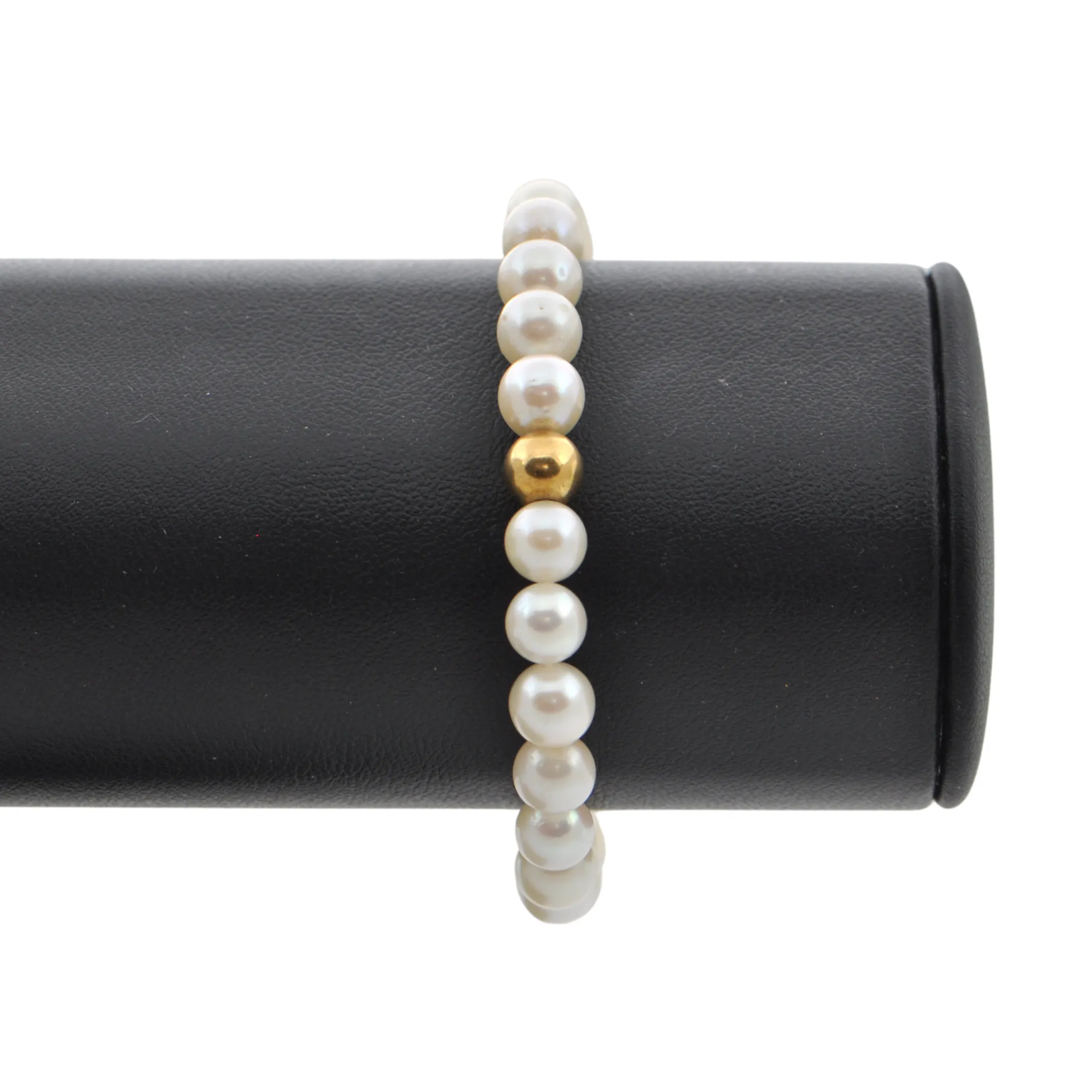 Daisy Exclusive Pearl and 18K Yellow Gold Ball Bracelet