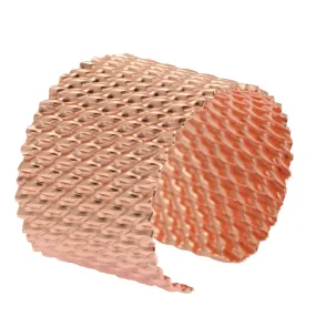 Double Corrugated Copper Cuff