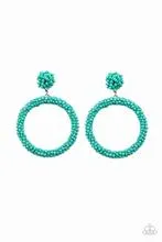 Earrings Be All You Can BEAD - Blue E79  Final