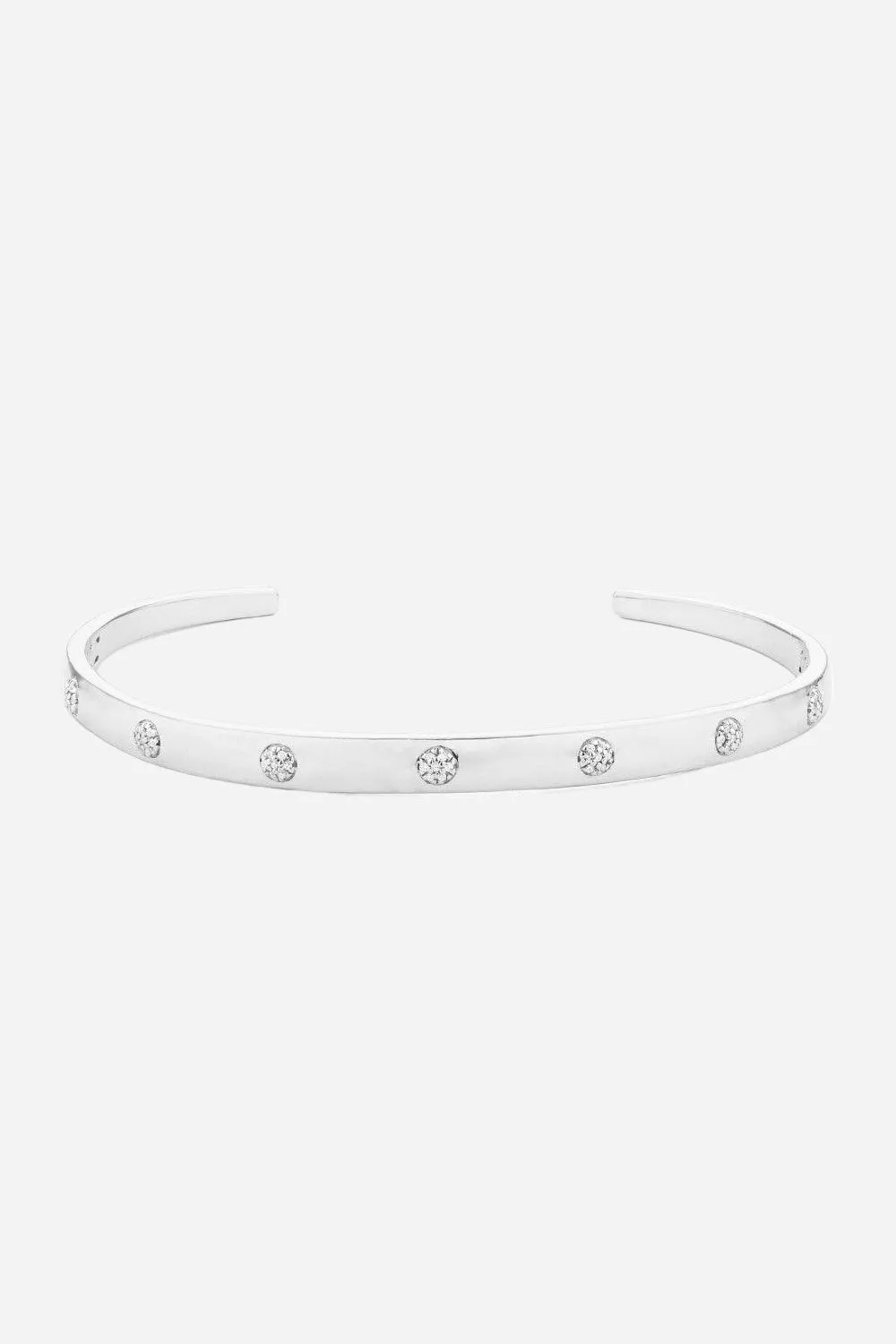 Ella Stein Lucky 7 Cuff Bracelet in Sterling Silver