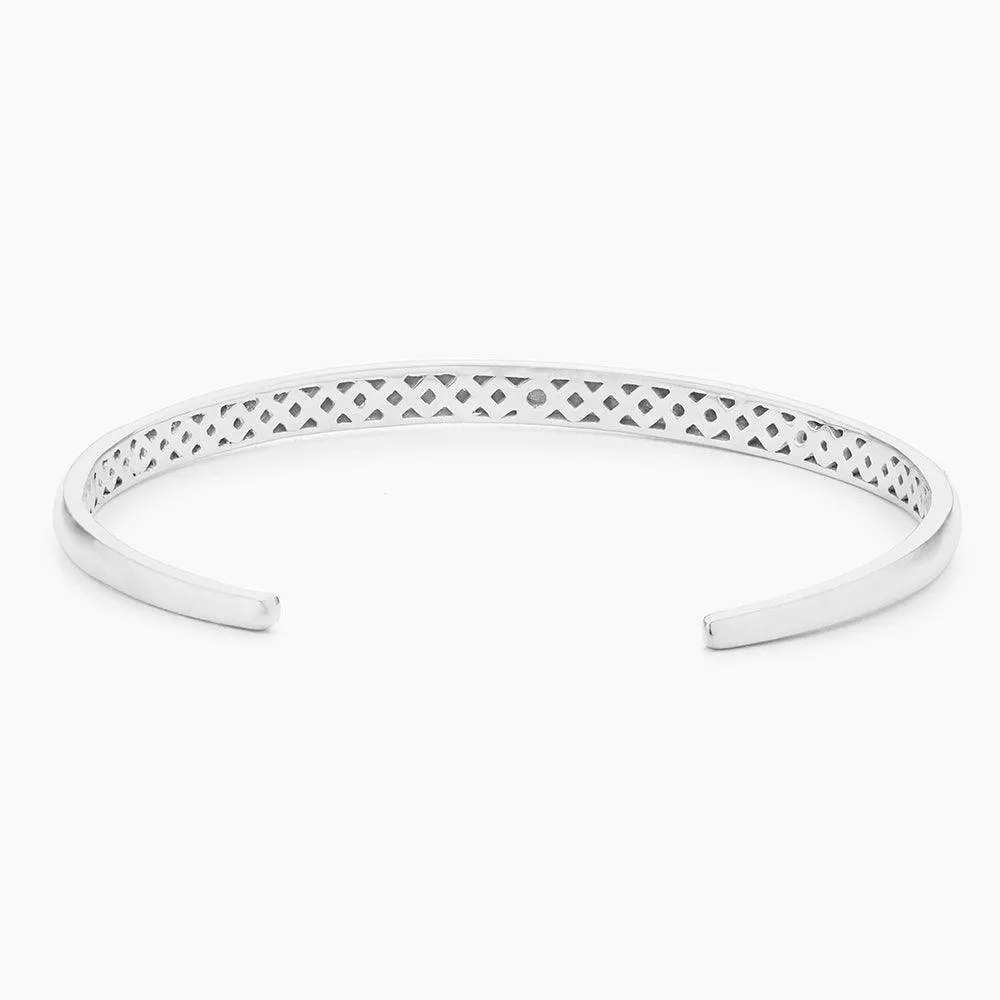 Ella Stein Lucky 7 Cuff Bracelet in Sterling Silver