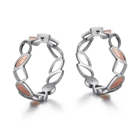 ELLE™  Rose Petal Hoops