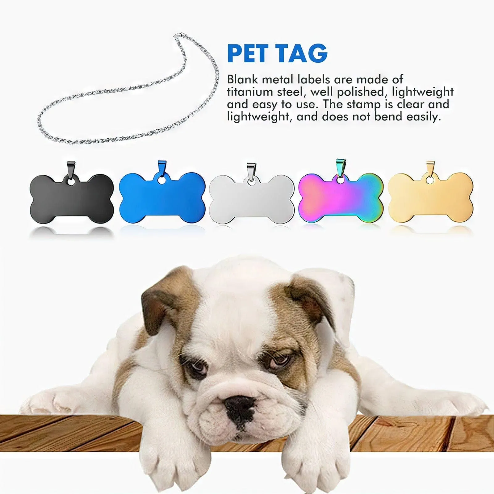 Engraving Materials Pet ID Tag   Necklace   Bracelet   Ring