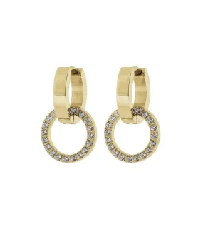 Eternal Orbit Earrings Gold