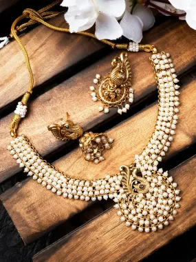 Exquisite White Hydra Necklace Set For Special Occasions