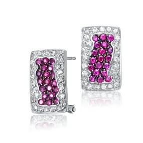 Fabienne Ruby and Clear Cubic Zirconia